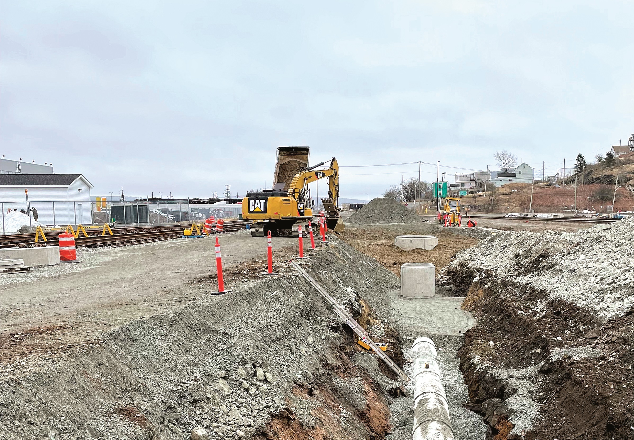 Precast-Pipe line installed to 3000 MH